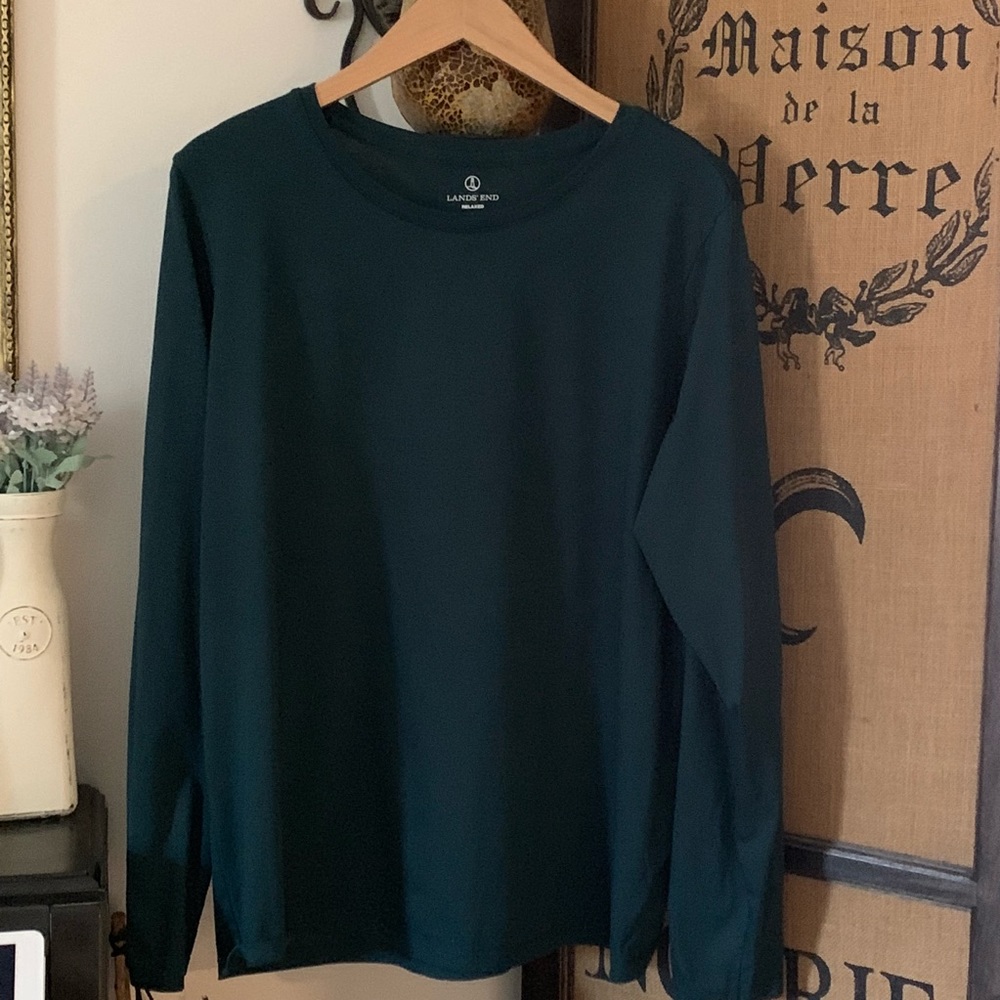 Land’s End Relaxed Long Sleeve Large Shirt